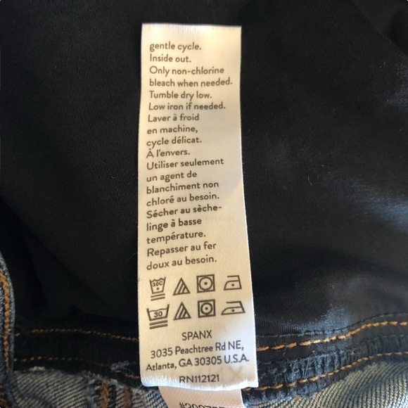 Spanx Jeggings Light Wash 1X High Rise Tummy Control Denim - Picture 4 of 14